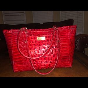Red Brahmin bag